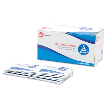 Medique Alcohol Prep Pads, 1" x 2 1/2"Pad, 50/Box 22150